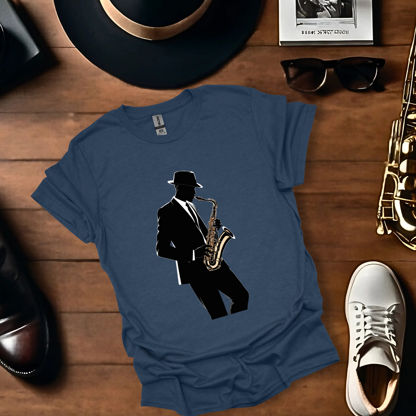 Saxophonist Silhouette