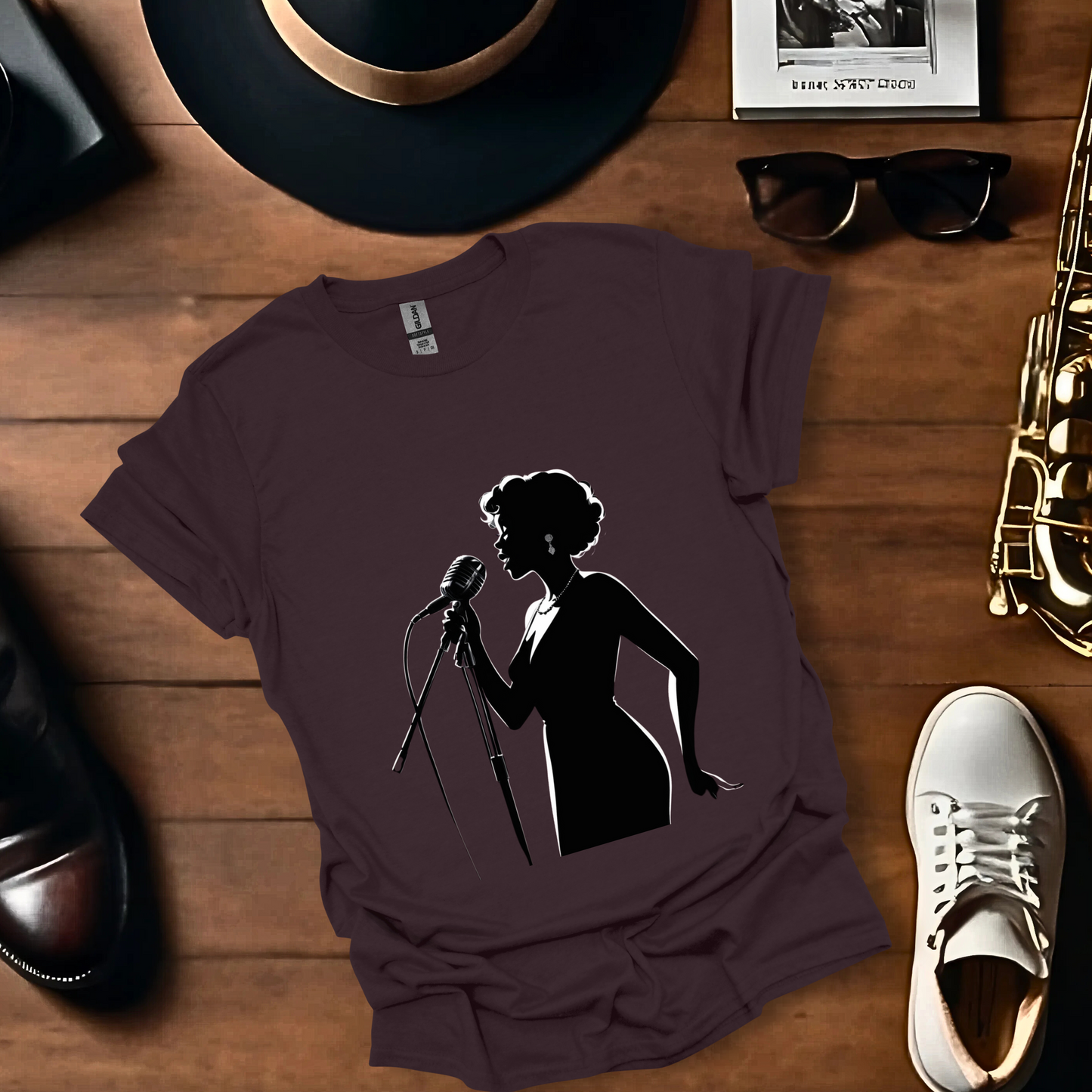 Jazz Singer Full Silhouette