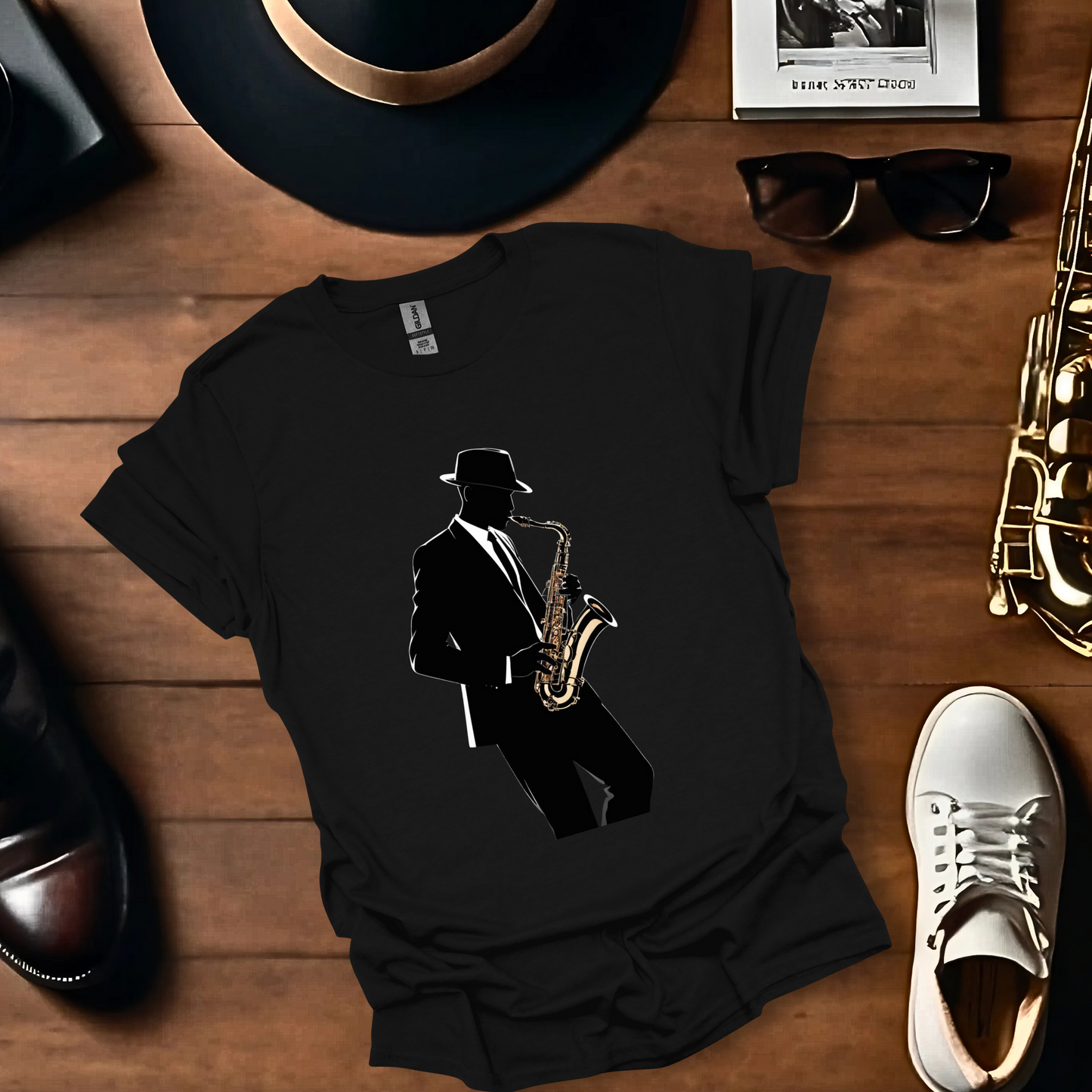 Saxophonist Silhouette