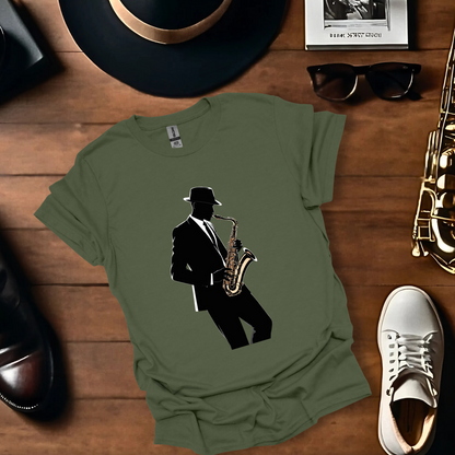 Saxophonist Silhouette